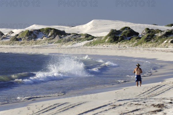 Beach and dunes near Lancelin, Perth, Western Australia, WA, Indian Ocean, Australia