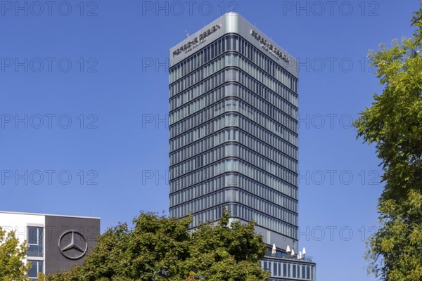 The Porsche Design Tower is 87 metres high and has 25 floors above ground, making it the tallest high-rise building in Stuttgart. The Radisson Hotel Group operates a hotel under the Radisson Blu brand on the upper floors. Stuttgart, Baden-Württemberg, Germany