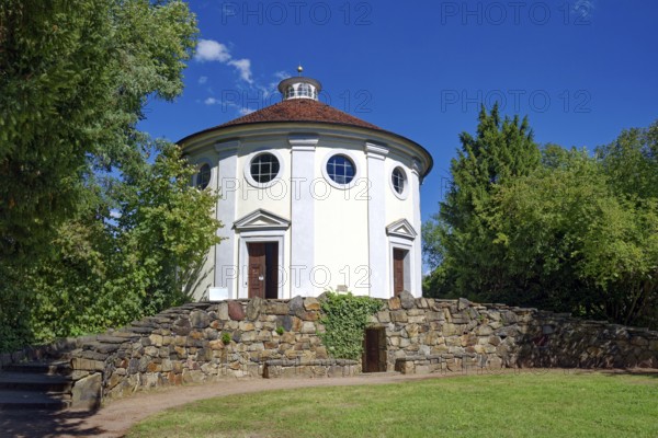 Synagogue, sacred building by architect Friedrich Wilhelm von Erdmannsdorff, Wörlitz Park, Wörlitz Gardens, Garden Kingdom of Dessau-Wörlitz, UNESCO World Heritage Site, Wörlitz, Dessau-Roßlau, Saxony-Anhalt, Germany