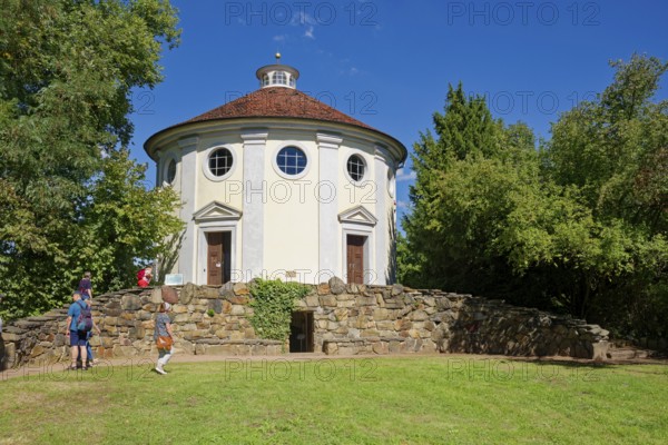 Synagogue, sacred building by architect Friedrich Wilhelm von Erdmannsdorff, Wörlitz Park, Wörlitz Gardens, Garden Kingdom of Dessau-Wörlitz, UNESCO World Heritage Site, Wörlitz, Dessau-Roßlau, Saxony-Anhalt, Germany
