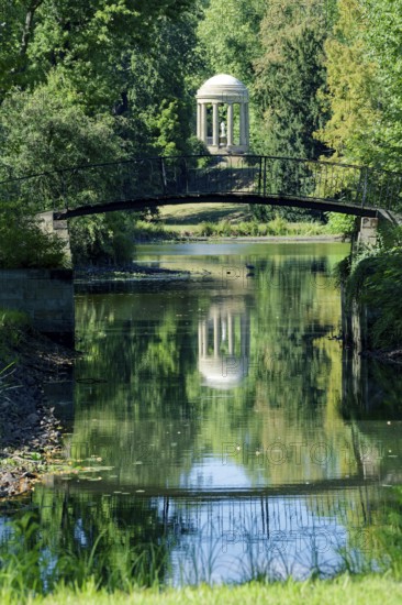 Temple of Venus, Wörlitz Park, Wörlitz Gardens, Garden Kingdom of Dessau-Wörlitz, UNESCO World Heritage Site, Wörlitz, Dessau-Roßlau, Saxony-Anhalt, Germany