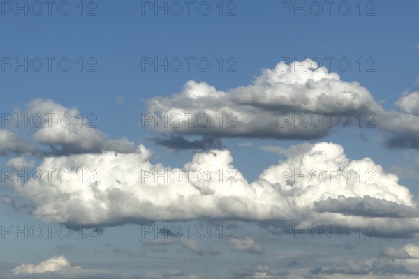 White clouds stratocumulus against blue sky, international