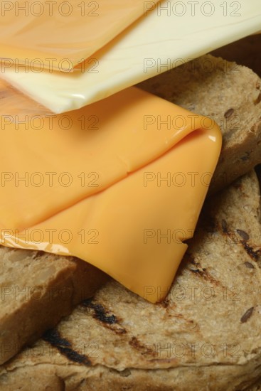 Processed cheese, processed cheese slices on toast