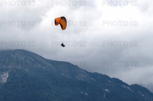 Paragliding tandem flight, Interlaken, Switzerland