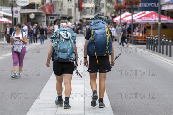 Hiker couple, Interlaken, Switzerland