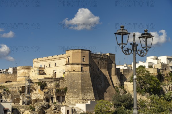 The castle Castello di Massafra, Apulia, Italy