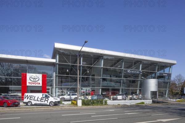 Dealership of the Japanese car brand Toyota, Bremen, Germany