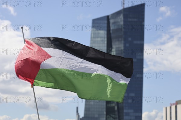 Several thousand people take part in a pro-Palestine demonstration under the slogan United 4 Gaza in Frankfurt am Main on 30 August 2025 in the Hafenpark, near the European Central Bank (ECB) . The rally is accompanied by a massive police presence. On 7 October 2023, the terrorist militia Hamas killed more than 1, 100 people in an attack on Israel. Since Israel's subsequent intervention in the Gaza Strip, there have been repeated pro-Palestinian demonstrations throughout Germany