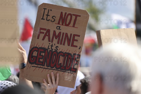 Several thousand people take part in a pro-Palestine demonstration under the slogan United 4 Gaza in Frankfurt am Main on 30 August 2025 in the Hafenpark, near the European Central Bank (ECB) . The rally is accompanied by a massive police presence. On 7 October 2023, the terrorist militia Hamas killed more than 1, 100 people in an attack on Israel. Since Israel's subsequent intervention in the Gaza Strip, there have been repeated pro-Palestinian demonstrations throughout Germany