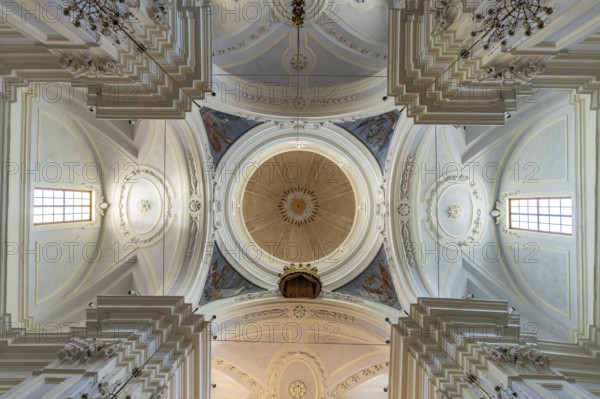 Dome of the church Chiesa Santa Maria del Suffraggio or Chiesa del Purgatorio, Apulia, Italy