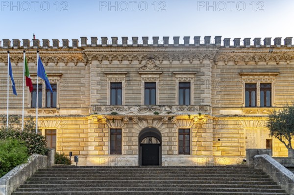 The Castello Acquaviva castle in Nardo, Apulia, Italy