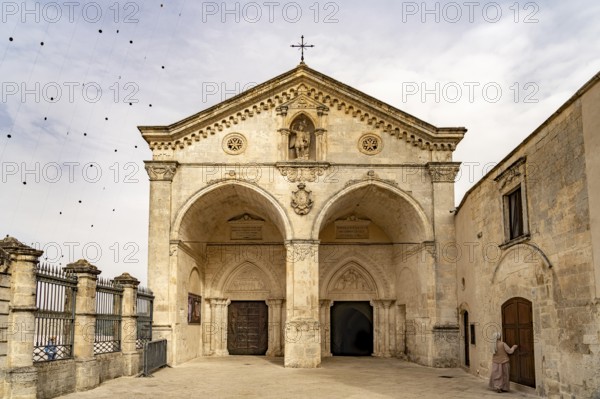 The Roman Catholic pilgrimage church of San Michele Arcangelo, UNESCO World Heritage Site in Monte Sant'Angelo, Gargano, Apulia, Italy