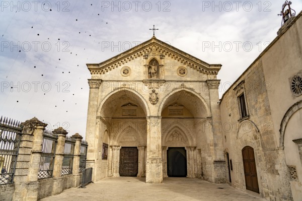 The Roman Catholic pilgrimage church of San Michele Arcangelo, UNESCO World Heritage Site in Monte Sant'Angelo, Gargano, Apulia, Italy