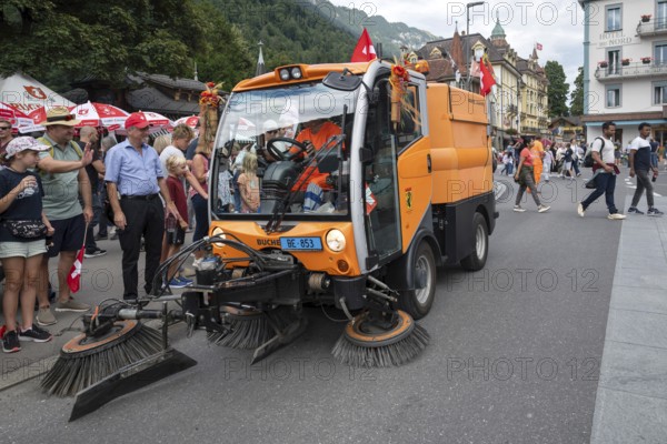 Street cleaning vehicle, Interlaken, Switzerland