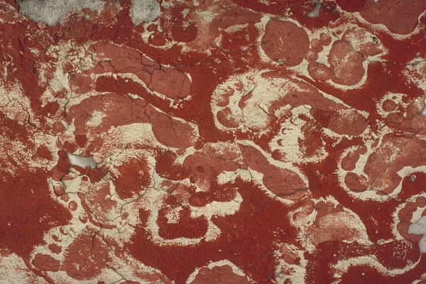 Painting, footprints, created at the Berlin Wall in the 1990s Berlin, Germany