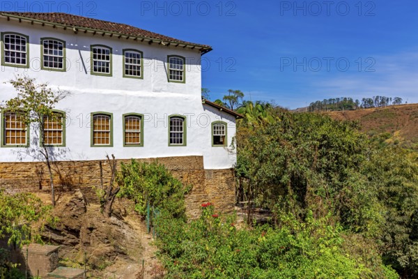 Houses and colonial architecture typical of the historic city of Ouro Preto in Minas Gerais, Ouro Preto, Minas Gerais, Brazil