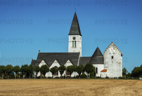 Valleberga church, built in 1910, in Ystad municipality, Skåne county, Sweden, Scandinavia
