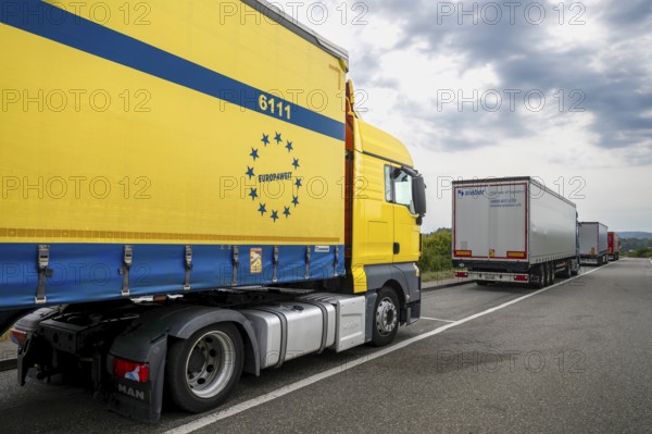 Berne-Fribourg lorry service area, Schmitten, Switzerland