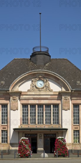 Train station, Bad Nauheim, Hesse, Germany