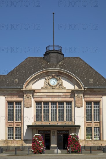 Train station, Bad Nauheim, Hesse, Germany