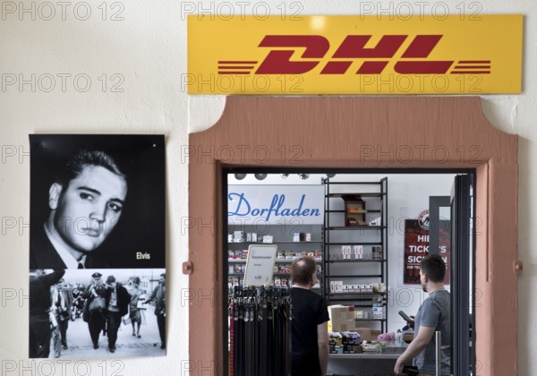 Photos of Elvis at a shop in the railway station, Elvis Presley lived in Bad Nauheim, Hesse, Germany during his military service from 1958 to 1960