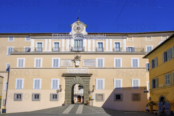 Papal summer residence Castel Gandolfo, Palazzo Pontificio, Albano, Alban Hills, Colli Albani, Lazio, Italy