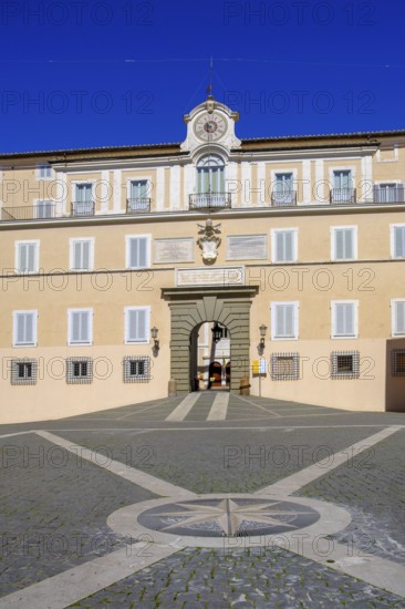 Papal summer residence Castel Gandolfo, Palazzo Pontificio, Albano, Alban Hills, Colli Albani, Lazio, Italy