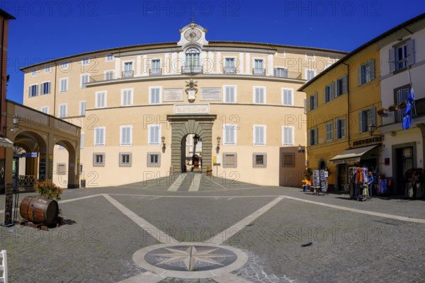 Papal summer residence Castel Gandolfo, Palazzo Pontificio, Albano, Alban Hills, Colli Albani, Lazio, Italy