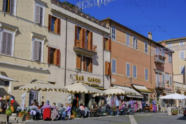 Piazza della Liberta, Castel Gandolfo, Albano, Alban Hills, Colli Albani, Lazio, Italy