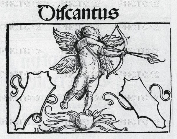 Soprano Discatusthe four vocal parts from Öglin's songbook 1512, from Könnecke Bilderatlas zur Geschichte der Deutschen Litteratur Marburg, 1887