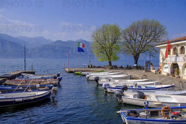 Fishing Museum, Museo della pesca, harbour of Cassone di Malcesine, Lake Garda, Veneto, Italy