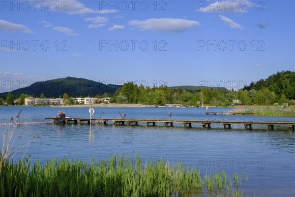 Lake near Neuegg am Faaker See, Carinthia, Austria