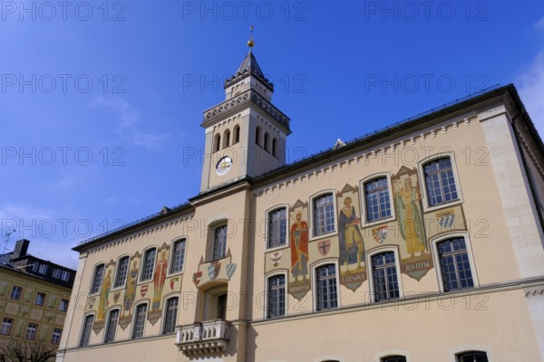 Old Town Hall, Bad Reichenhall, Upper Bavaria, Bavaria, Germany