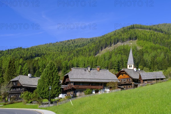 St. Oswald, near Bad Kleinkirchheim, Nockberge, Carinthia, Austria