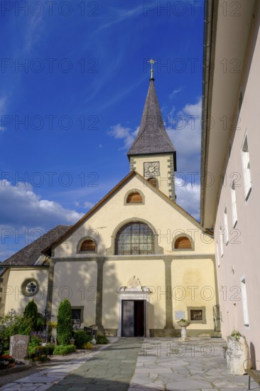 Collegiate church, Ossiach Abbey, Lake Ossiach, Carinthia, Austria