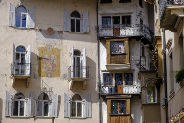 Old town, alleys, Trento, Trentino, Italy