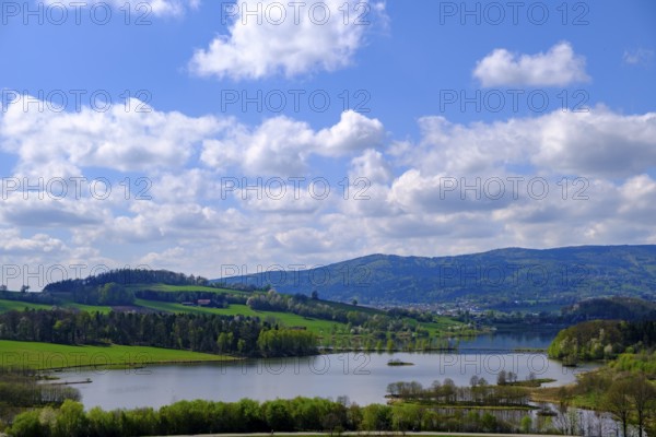 Drachensee, Furth im Wald, Bavarian Forest, Upper Palatinate, Bavaria, Germany