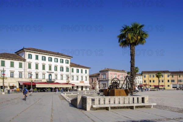 Piazza Grande, Palmanova, Julian Friuli, Veneto, Italy
