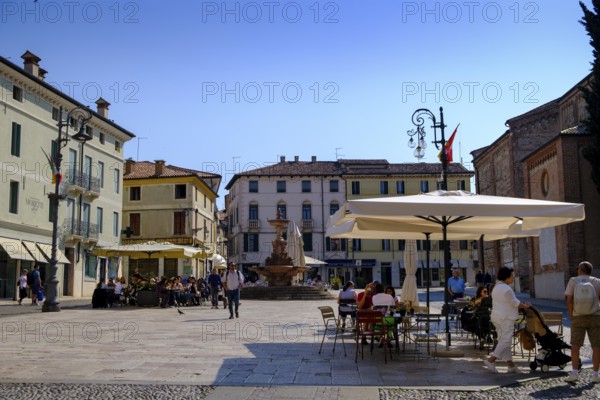 Piazza della Liberta, Bassano del Grappa, Veneto, Italy