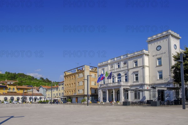 Piazza della Repubblica, Monfalcone, Julian Friuli, Veneto, Italy
