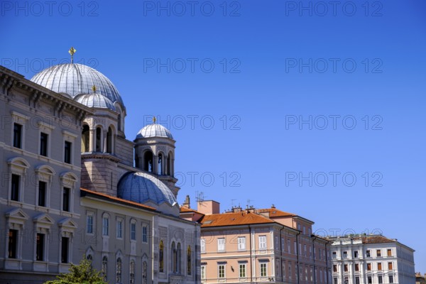 Orthodox Church of the Holy Trinity and St Spyridon, Trieste, Adriatic Sea, Friuli Venezia Giulia region, Italy