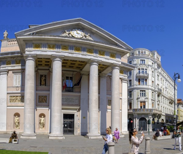 Piazza del Borsa, Trieste, Adriatic Sea, Friuli Venezia Giulia region, Italy