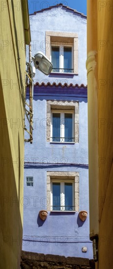 Sardinia, alley with house and row of windows, Bosa, Europe, Oristano province, Italy, old town, architecture, exterior, village, facades, windows, row of windows, alley, alley view, building, house, sky, cobblestone, culture, landscape, travel photography, travel destinations, sightseeing, summer, alleyway, daylight, tourism, urban, residential buildings, charming, narrow, historic, Italian, picturesque, Mediterranean, picturesque, quiet, traditional, ornate windows