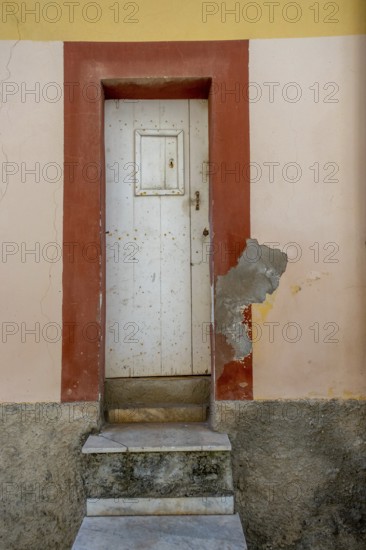 Sardinia, house with old door, Bosa, Europe, Province of Oristano, Italy, architecture, exterior, detail, village, entrance, heritage, facade, window, building, history, house, home, culture, travel, sightseeing, city, stone, still life, symbol, tourism, wear, old door, antique, authentic, charming, picturesque, Mediterranean, rustic, structural, traditional