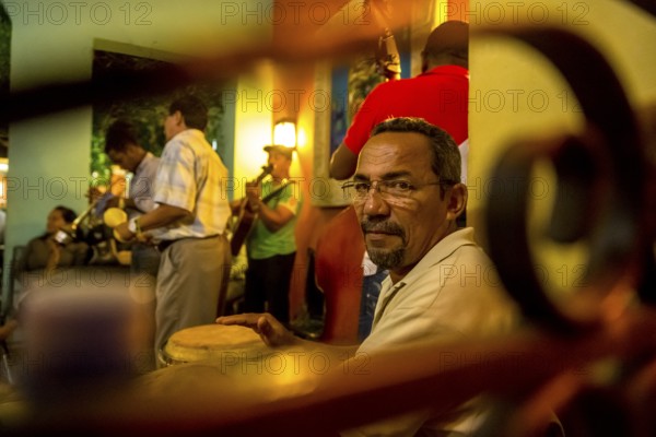 Musician in one of the many music bars and music restaurants in Havana, Havana, La Habana, Cuba, Cuba, Central America