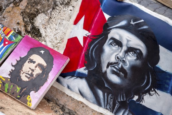 Ernesto Che Guevara pictures and paintings, La Habana, Cuba, Caribbean, Central America, Cuba, Europe, aerial view, birds-eyes view, aerial photography, aerial photography, overview, overview, bird's eye view