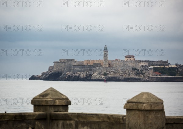 View from Old Havana to the Old Fort Haban Fuerte del Morro, La Habana, Havana, Cuba, Cuba, Europe, aerial view, birds-eyes view, aerial photography, aerial photography, overview, bird's eye view
