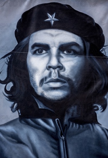 Ernesto Che Guevara pictures and paintings, La Habana, Cuba, Caribbean, Central America, Cuba, Europe, aerial view, birds-eyes view, aerial photography, aerial photography, overview, overview, bird's eye view