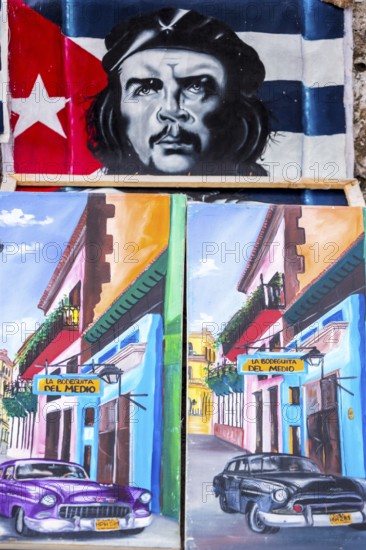 Ernesto Che Guevara pictures and paintings, La Habana, Cuba, Caribbean, Central America, Cuba, Europe, aerial view, birds-eyes view, aerial photography, aerial photography, overview, overview, bird's eye view