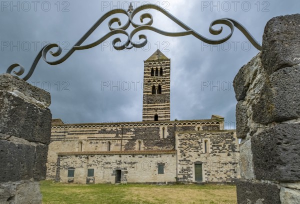 Sardinia, Santissima TrinitÃƒÂ di Saccargia, Romanesque church, Codrongianos, Europe, Province of Sassari, Italy, abbey church, place of worship, chiesa, religious community, place of worship, holy site, IT, church, church community, denomination, travel, destination, religion, religious site, sightseeing, tourism